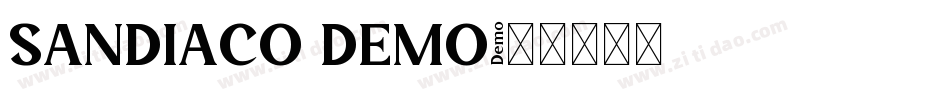 SANDIACO DEMO字体转换